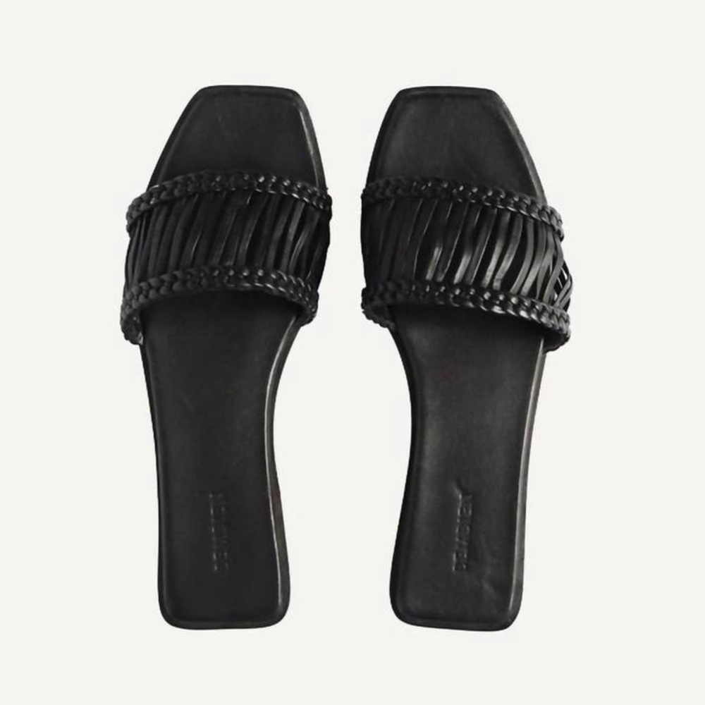 Bembien Black Estelle Sandals Slides (NWT)